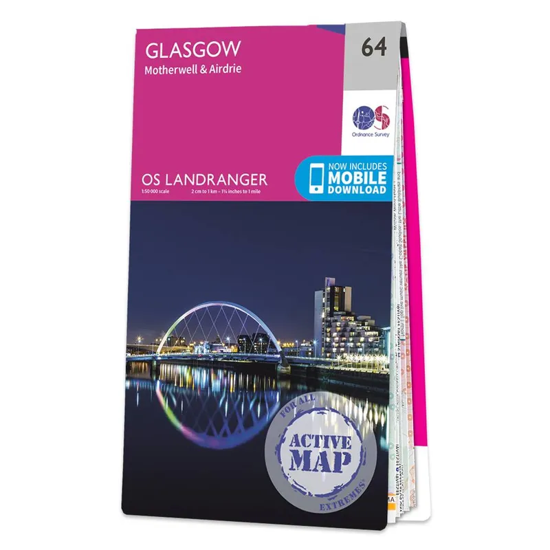Ordnance Survey Glasgow, Motherwell & Airdrie