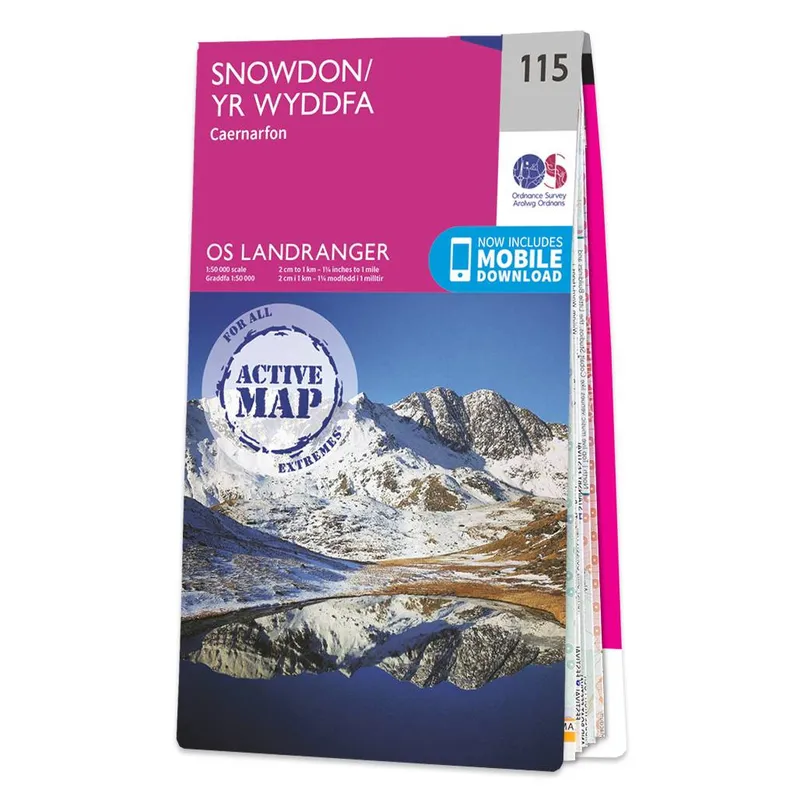 Ordnance Survey Snowdon & Caernarfon