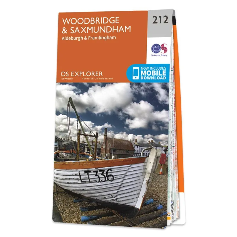 Ordnance Survey Woodbridge and Saxmundham