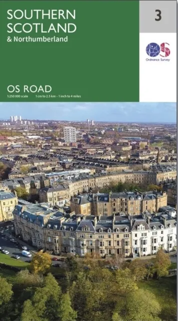 Ordnance Survey OS Map of Southern Scotland: Road 3 - Na