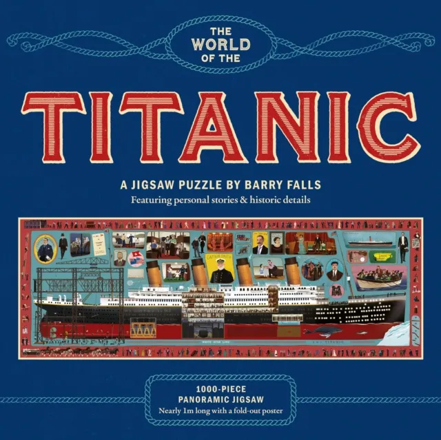 Orion Publishing Co The World Of The Titanic : A 1000-Piece Jigsaw Puzzle By Barry Falls