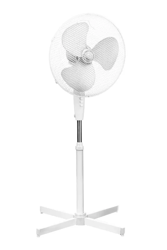 Orsina 3 Speeds Oscillation Floor Standing Fan in White White