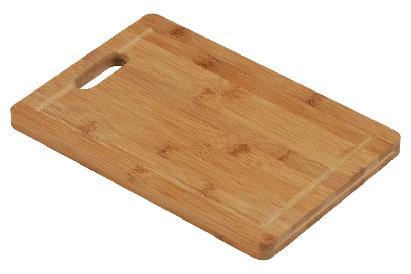 Orsina Bamboo Chopping & Serving Board With Handle, Lightweight Cutting Board, Natural Bamboo Cutting Surface Natural