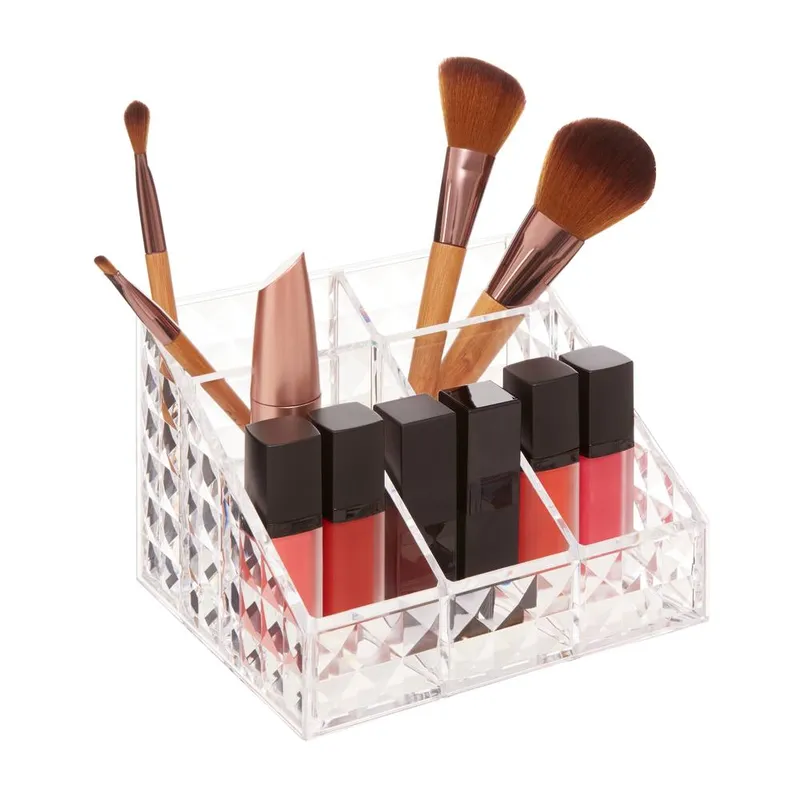 Orsina Beauty Cosmetic Organiser With 7 Compartments in Clear Clear