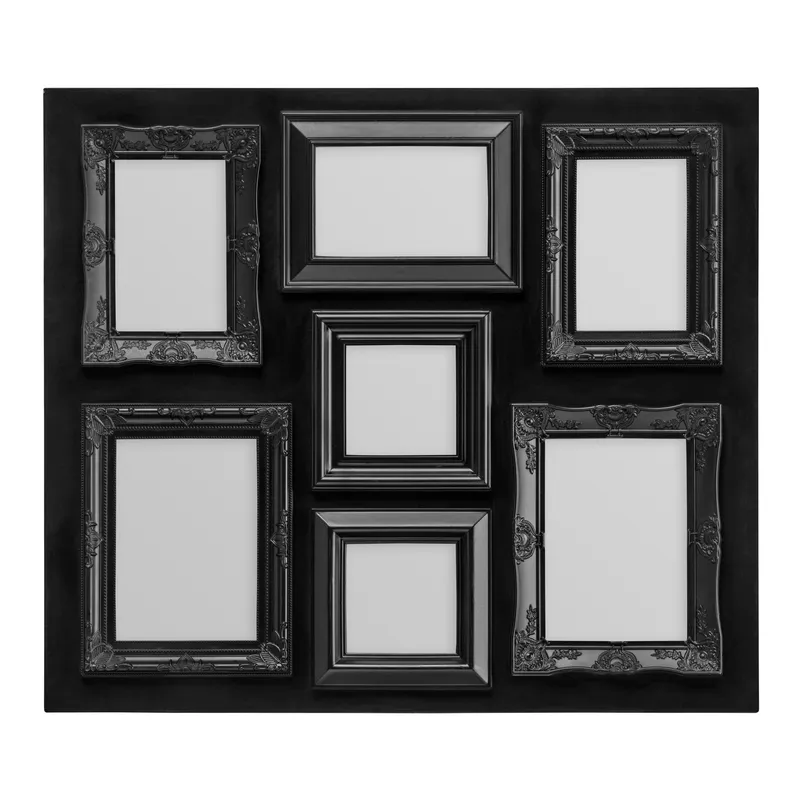Premier Housewares Black Contemporary 7 Photo Frame