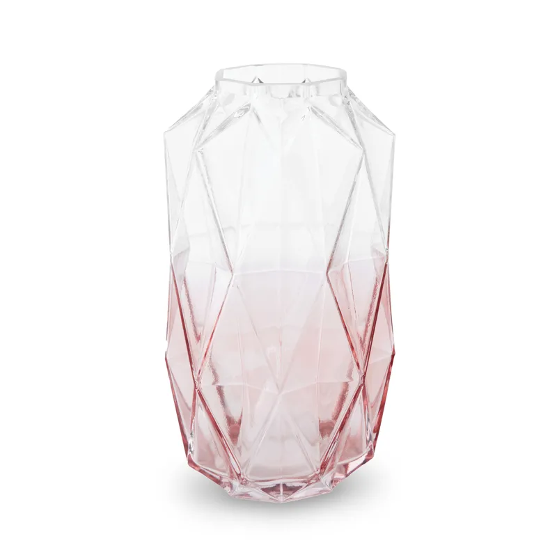 Orsina Brice Large Pink Glass Vase Pink