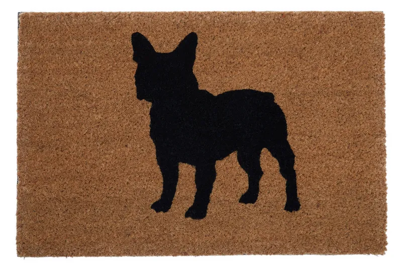 Orsina British Bulldog Doormat in Brown Size: 100 cm diameter Brown 100 cm diameter