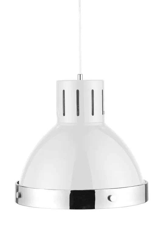 Premier Housewares - White and Chrome Pendant Light