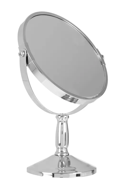 Orsina Chrome Large Swivel Mirror in Silver - Silver