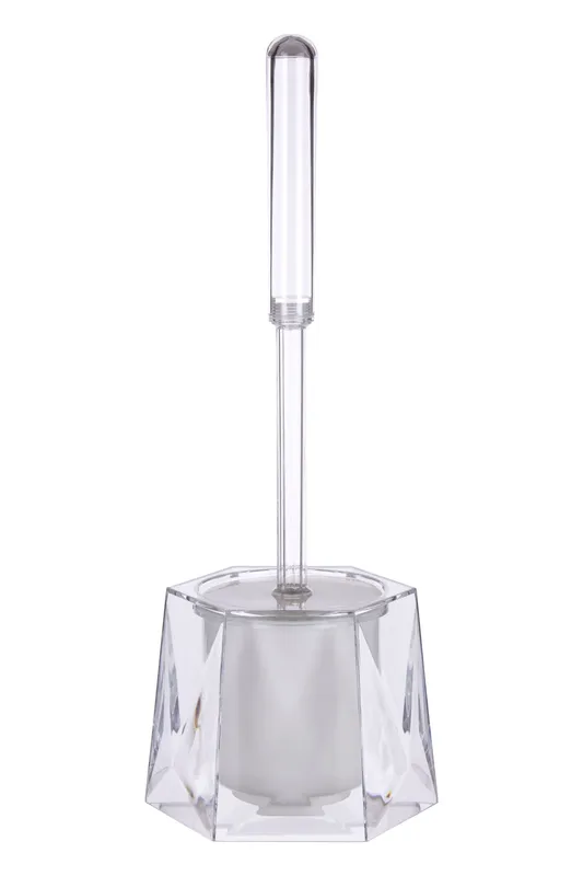Orsina Dow Acrylic Toilet Brush Holder in Clear Clear