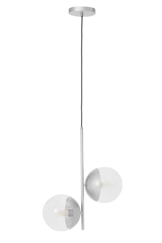 Premier Housewares Revive Chrome Finish Pendant Light