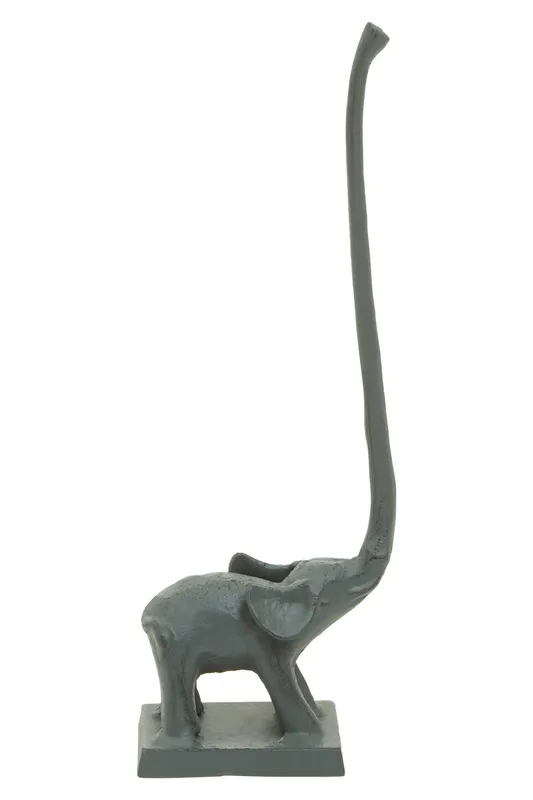 Orsina Fauna Elephant Toiler Roll Holder in Grey Grey