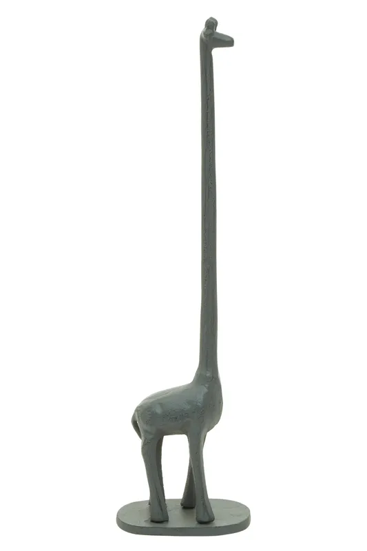 Orsina Fauna Grey Giraffe Toilet Roll Holder Grey