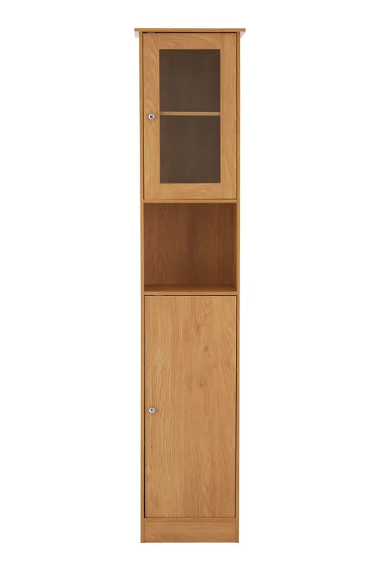 Orsina Floor Standing Tall Cabinet in Natural Natural