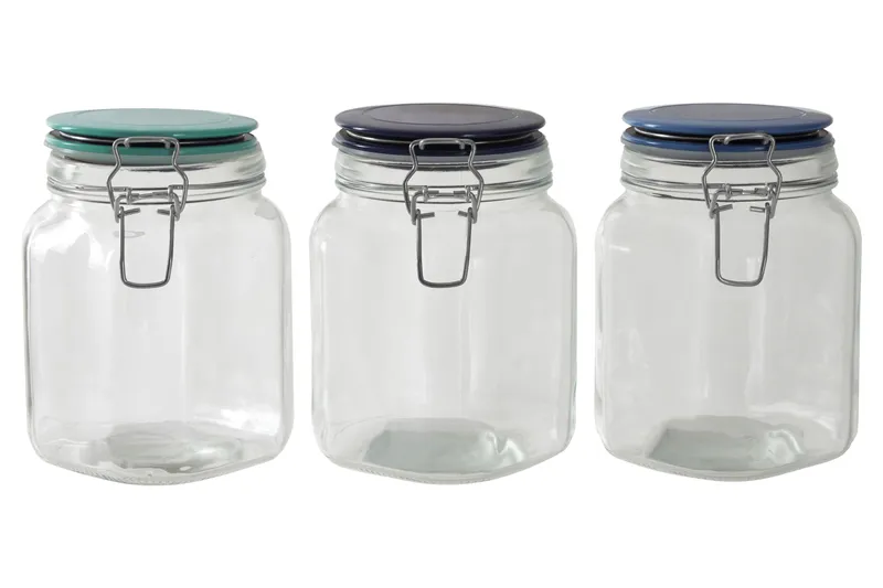 Premier Housewares - Glass Storage Jar - 1050ml