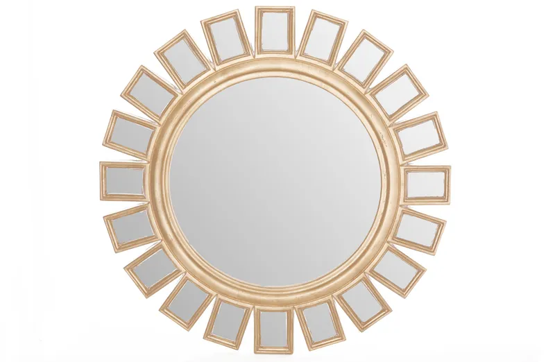 Orsina Inti Wall Mirror in Gold Gold