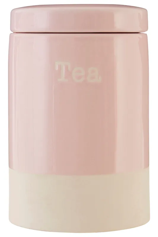 Jura Pink Tea Canister - Premier Housewares