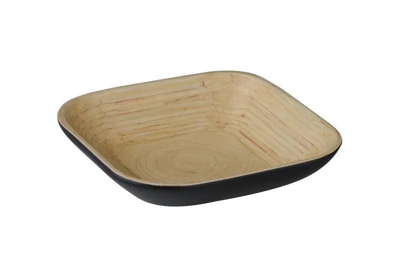 Orsina Kyoto Small Square Bowl in Black Black