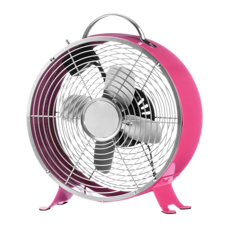 Interiors by Premier Retro Portable Desk Fan - Pink