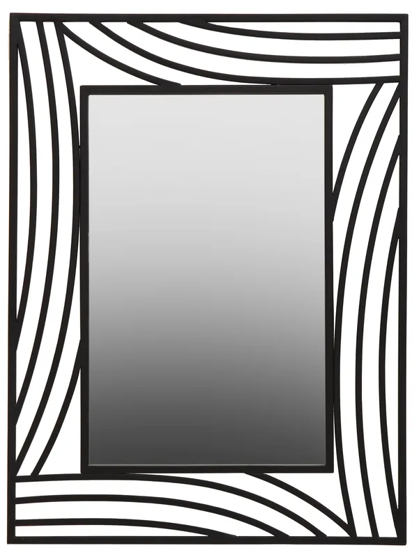 Orsina Logan Wall Mirror in Black Black
