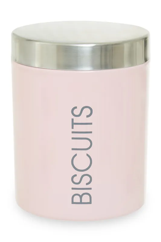 Orsina Maison by Premier Enamel Biscuit Canister in Pink Pink