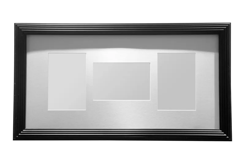 Orsina Maren 3 Photo Multi Photo Frame in Black Black