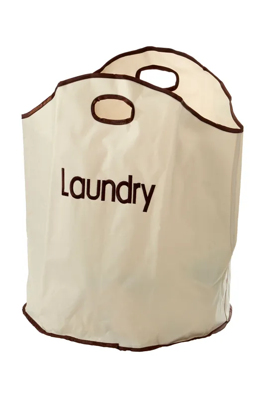 Orsina Polyester Laundry Bag, Lightweight & Durable in Cream Cream