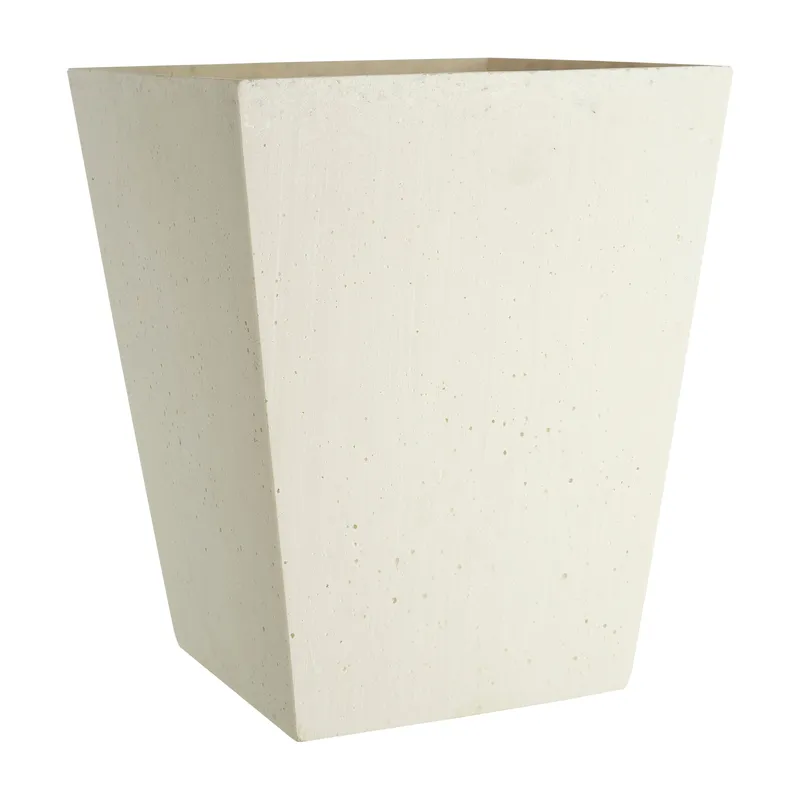 Orsina Polyresin Vase White Polyresin Large Vase White