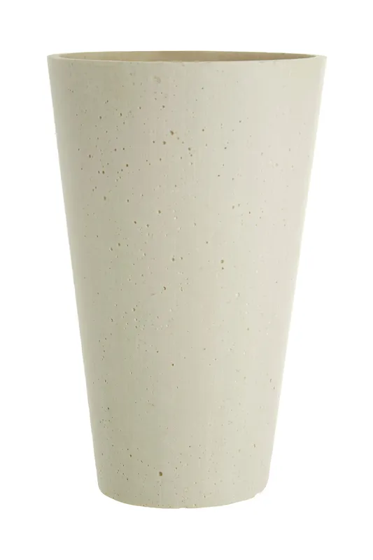 Premier Housewares - White Polyresin Small Tapered Vase