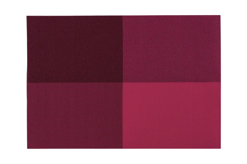 Orsina Pvc Placemats Set Of Four Pink Pvc Grid Design Placemats Pink