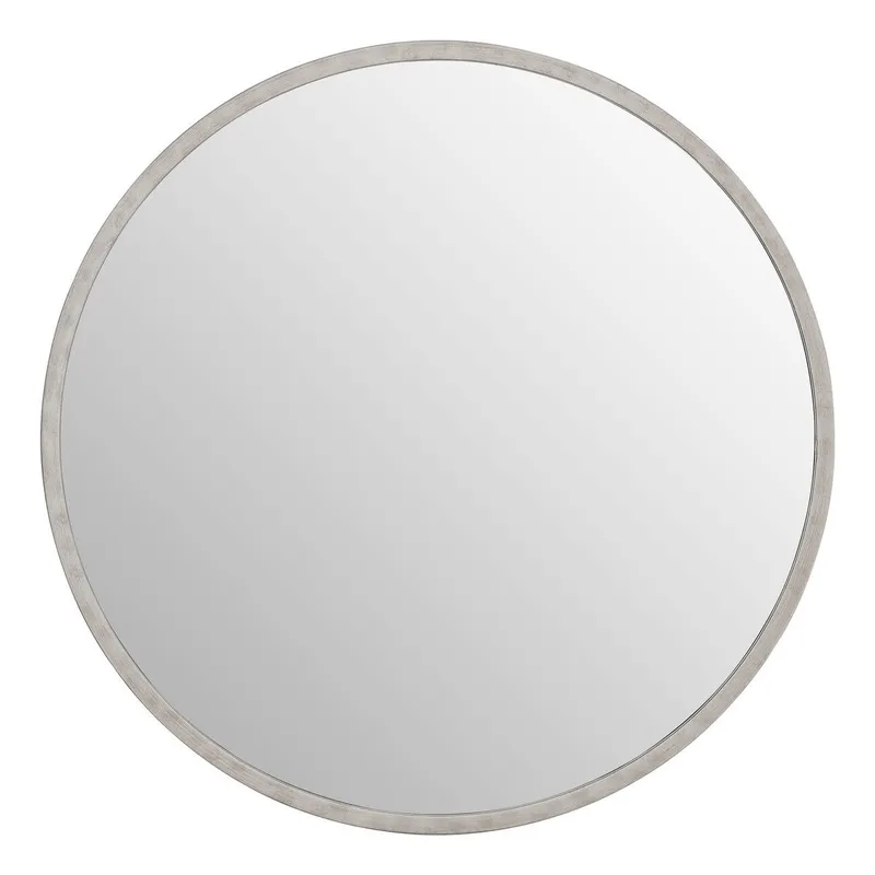 Orsina Saska Medium Antique Silver Wall Mirror Silver