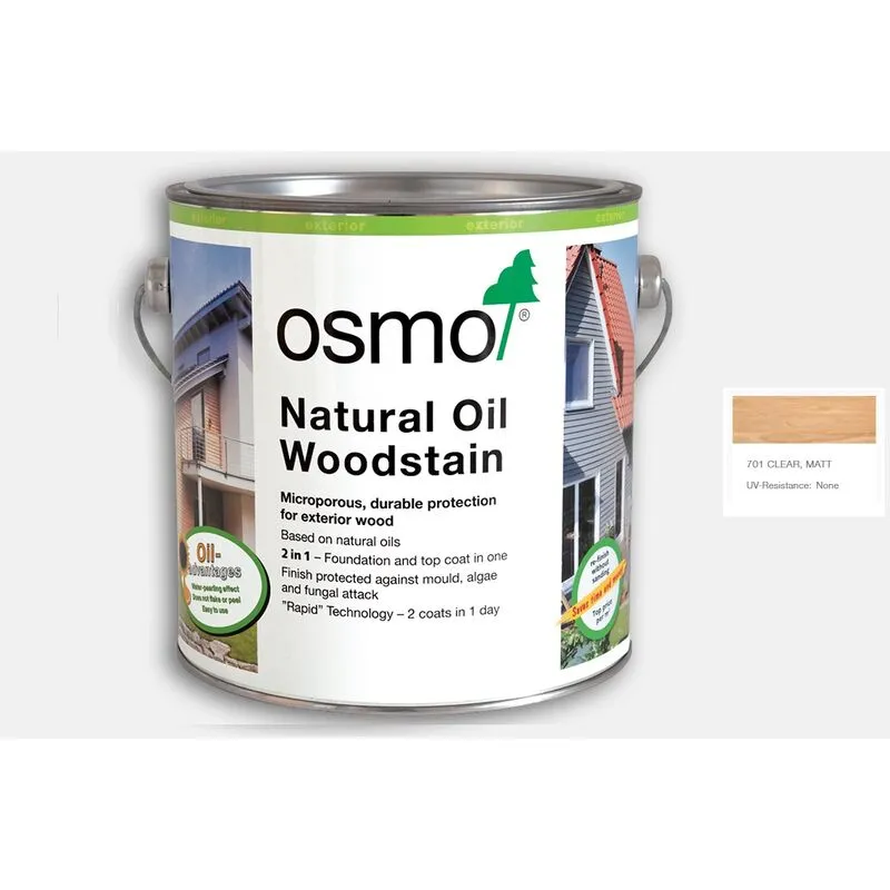 Natural Oil Woodstain - Clear (Matt) - 750ml - Osmo