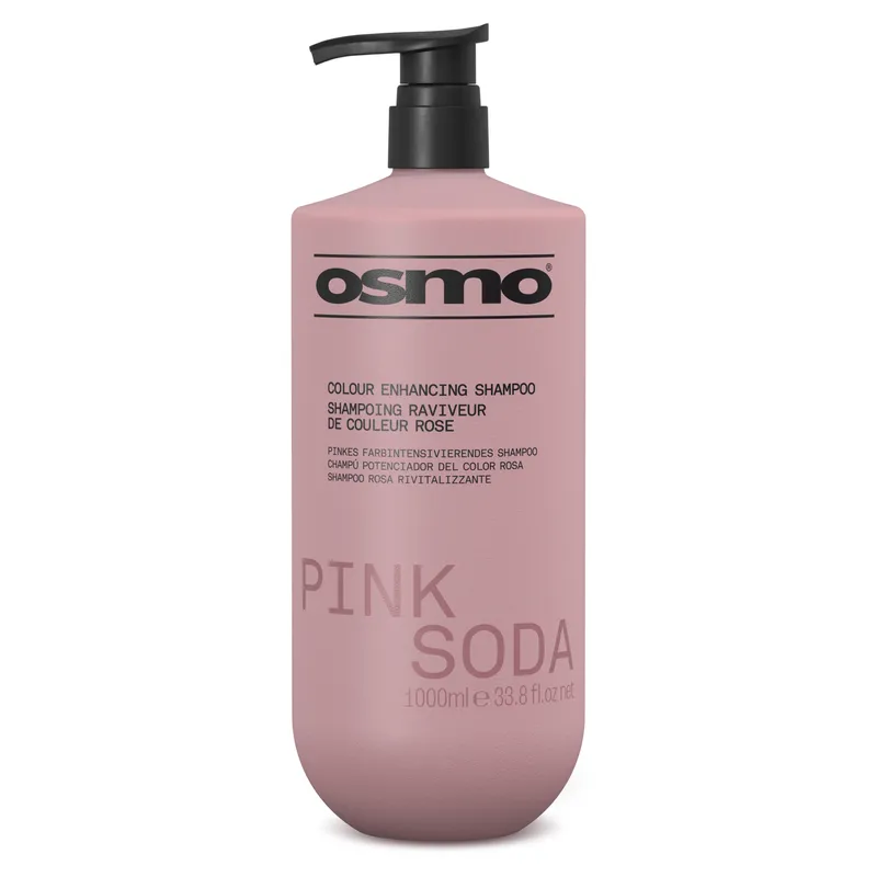 Osmo Soda Colour Enhancing Shampoo in Pink, 1000ml