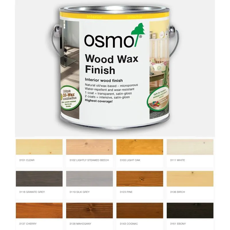 Osmo Wood Wax Finish - Transparent