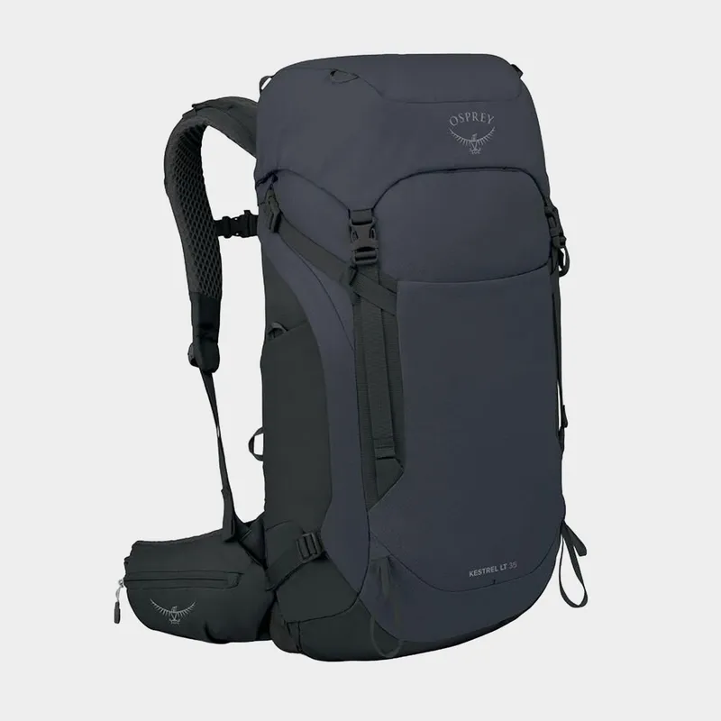 Osprey Kestrel LT 45 Backpacking Pack Black One Size Unisex