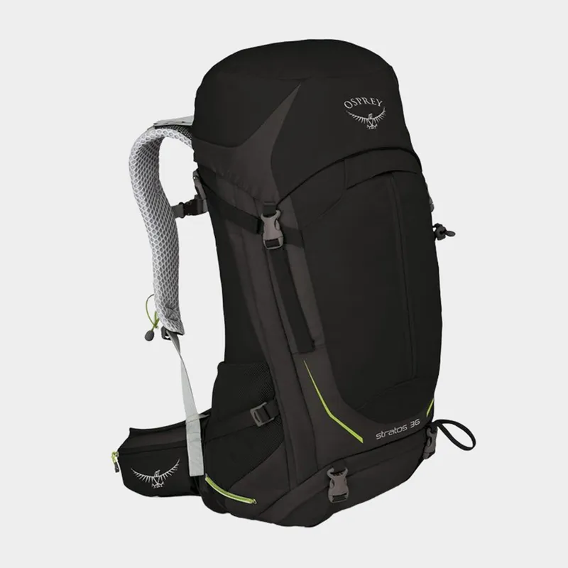 Osprey Stratos 36 / Raven Black / 36 Litres - Size: 36 Litres