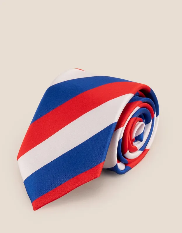 Oswin Hyde Men's Classic Stripe Red White Blue