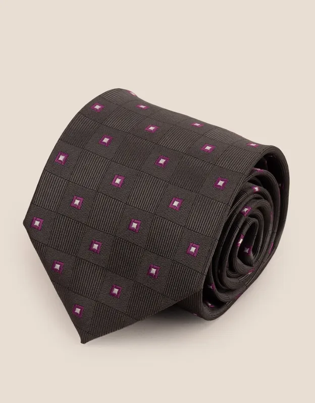 Oswin Hyde Men's Multi Square Grey
