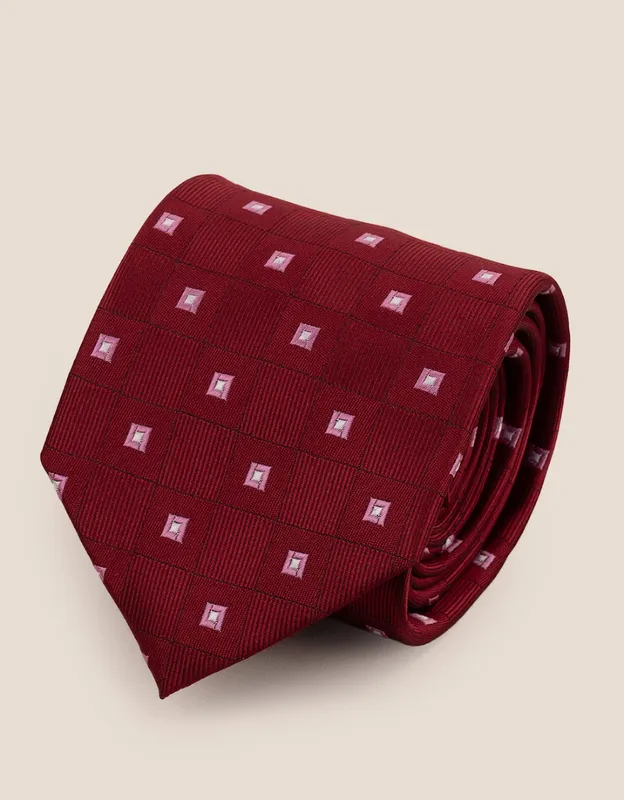 Oswin Hyde Men's Multi Square Red