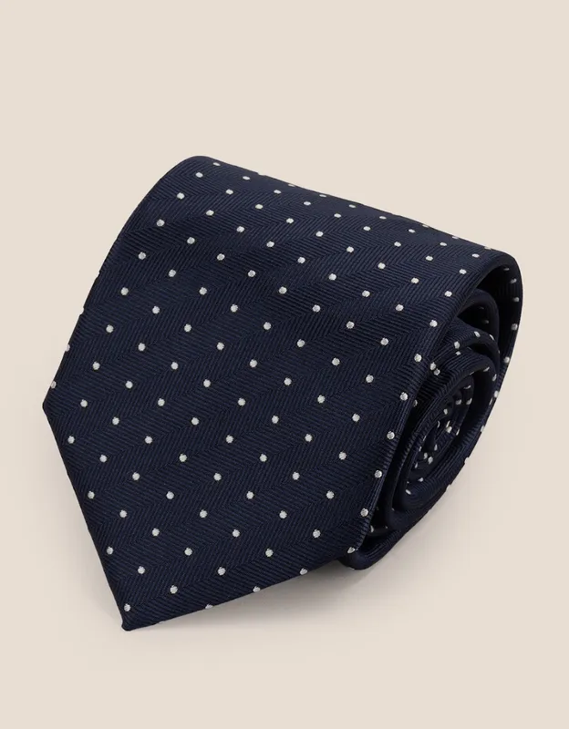 Oswin Hyde Men's Polka Navy