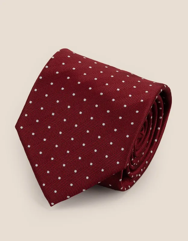 Oswin Hyde Men's Polka Red