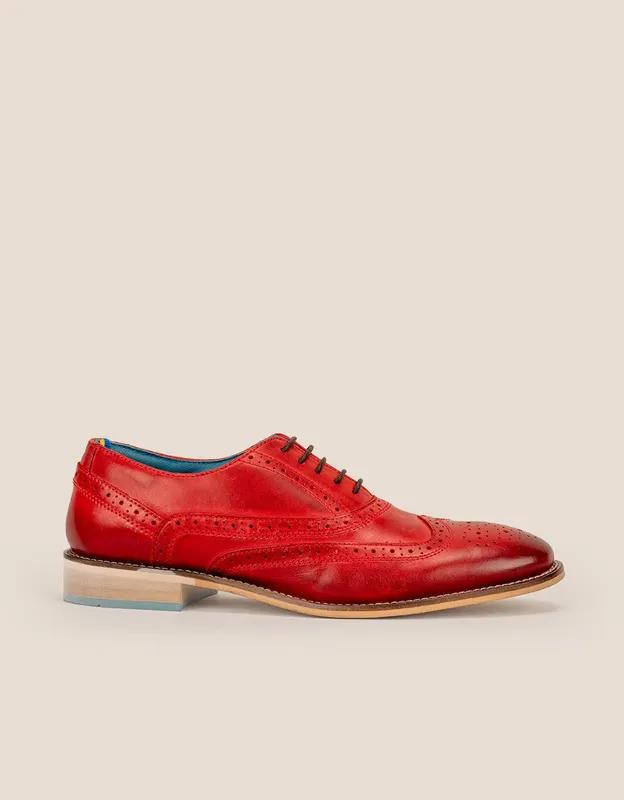 Oswin Hyde Men's Winston Cherry - Red - Size: 8