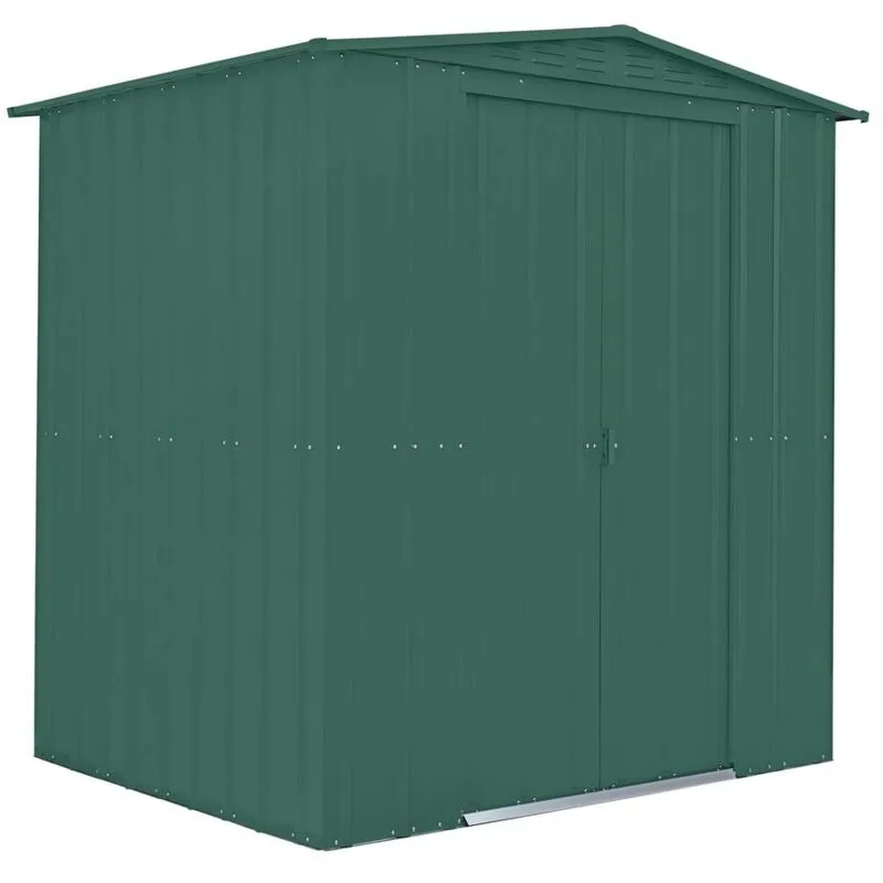 Mercia 6x5 Globel Apex Metal Shed in Green