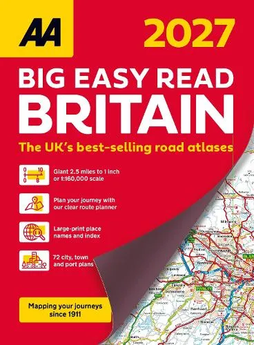 AA Big Easy Read Atlas Britain 2027