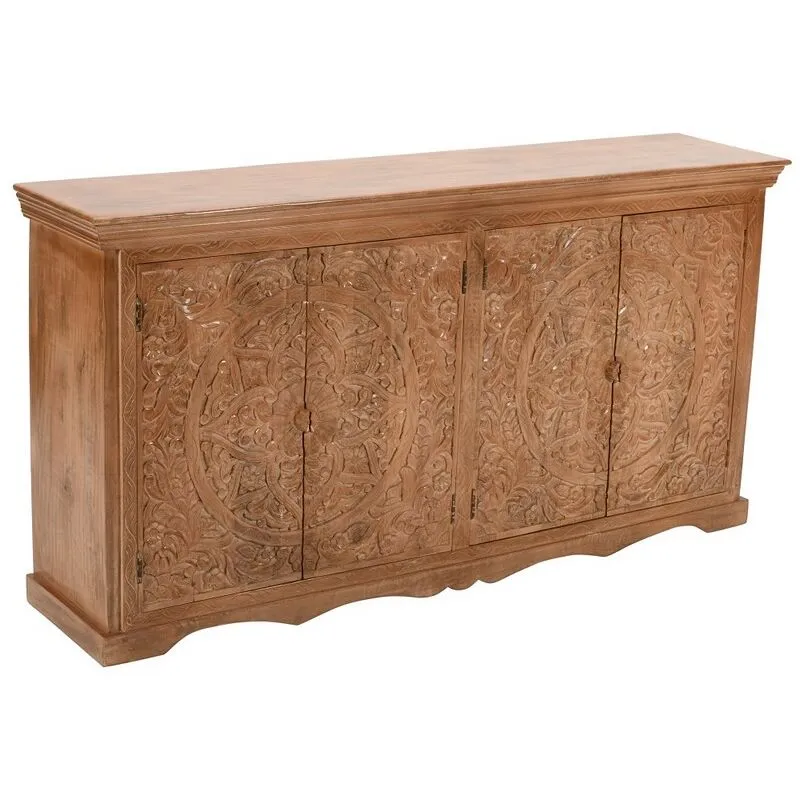 Artwork Sideboard Xl - Solid Mango Wood - L40 x W175 x H90 cm