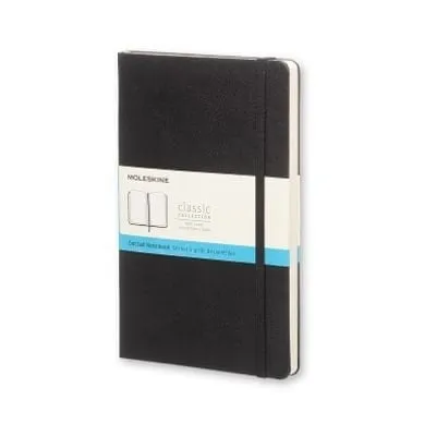 Black Dotted Hard Notebook Large