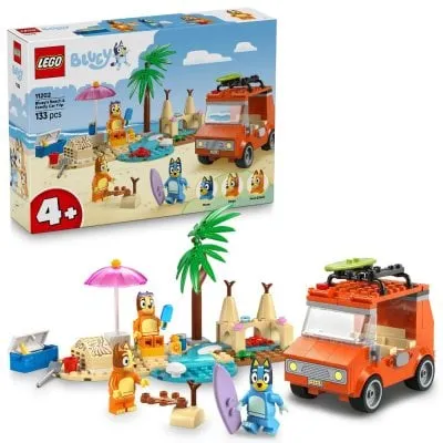 Bluey- Beach and Family Car Trip