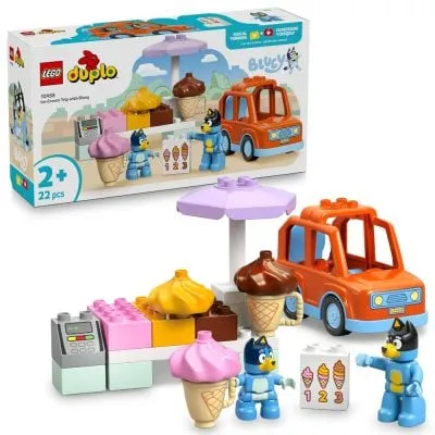 Bluey Ice Cream Trip With Bluey Toy