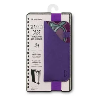 Bookaroo Glasses Case - Purple