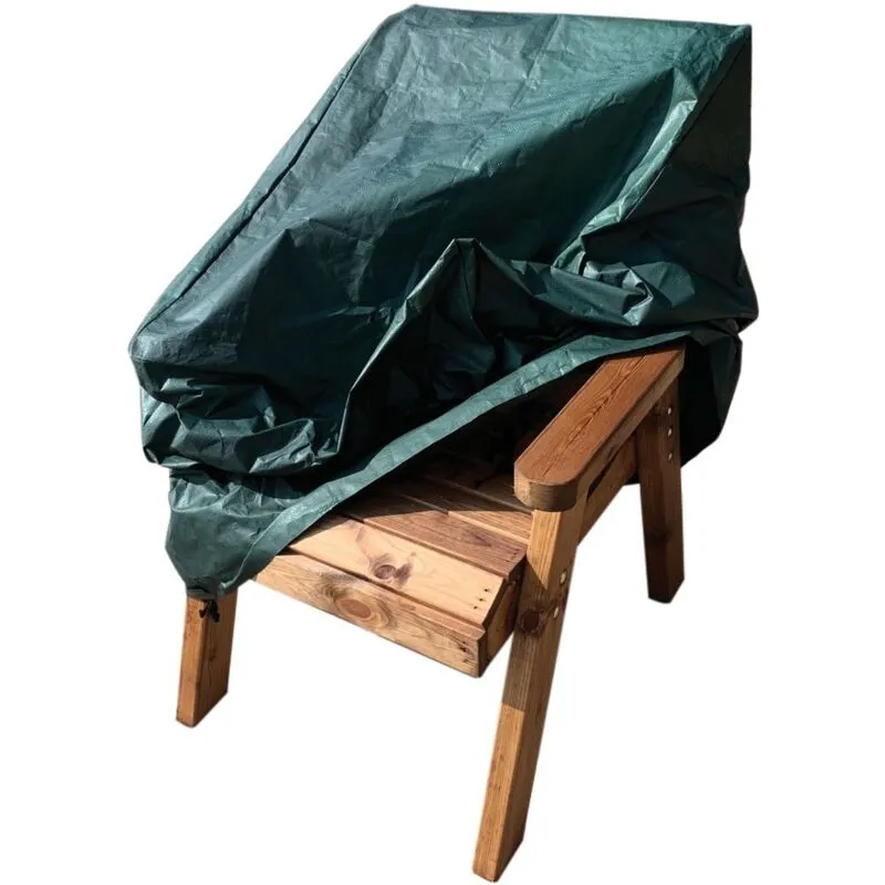 Charles Taylor Deluxe 1 Seater Chair Seat Outdoor Furniture Fitted Cover Green